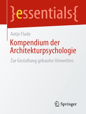 cover image of Kompendium der Architekturpsychologie